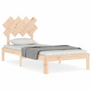 sengeramme uden madras 90x200 cm massivt fyrretræ