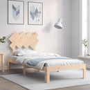 sengeramme uden madras 90x200 cm massivt fyrretræ