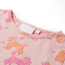 Pyjamas til børn str. 92 korte ærmer lyserød