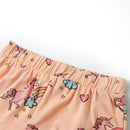 Pyjamas til børn str. 128 korte ærmer orange
