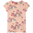 Pyjamas til børn str. 128 korte ærmer orange