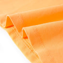 T-shirt til børn str. 128 lys orange