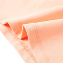 T-shirt til børn str. 128 lys orange