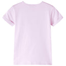T-shirt til børn str. 116 lyserød