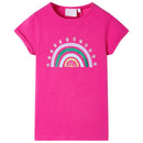 T-shirt til børn str. 116 pink