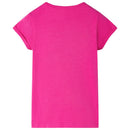 T-shirt til børn str. 116 pink