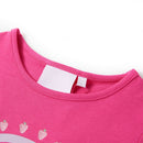 T-shirt til børn str. 116 pink