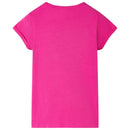 T-shirt til børn str. 128 pink