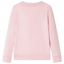 Sweatshirt til børn lys str. 92 lyserød