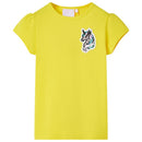 T-shirt til børn str. 140 lysegul