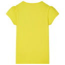 T-shirt til børn str. 140 lysegul