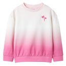 Sweatshirt til børn lys str. 128 lyserød