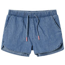 Shorts til børn str. 128 denimblå