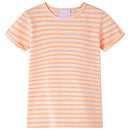 T-shirt til børn str. 104 neon-orange
