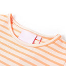 T-shirt til børn str. 128 neon-orange