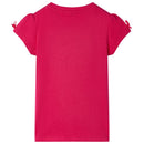 T-shirt til børn str. 104 pink