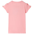 T-shirt til børn str. 104 lyserød