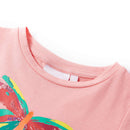T-shirt til børn str. 104 lyserød