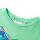 T-shirt til børn str. 104 lysegrøn