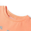 T-shirt til børn str. 140 ferskenfarvet