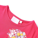 T-shirt til børn str. 128 pink