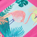 T-shirt til børn str. 104 pink