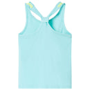 Tanktop til børn str. 116 lys mintgrøn