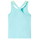 Tanktop til børn str. 140 lys mintgrøn