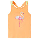 Tanktop til børn str. 128 orange
