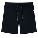 Shorts til børn str. 116 med snøre marineblå