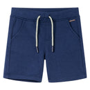 Shorts til børn str. 116 med snøre mørkeblå