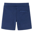 Shorts til børn str. 116 med snøre mørkeblå