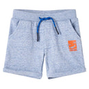 Shorts til børn str. 116 med snøre blåmeleret