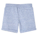 Shorts til børn str. 116 med snøre blåmeleret