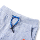 Shorts til børn str. 116 med snøre blåmeleret