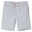 Shorts til børn str. 104 med snøre grå