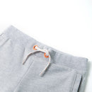 Shorts til børn str. 128 med snøre grå