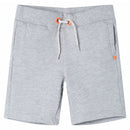 Shorts til børn str. 140 med snøre grå