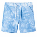 Shorts til børn str. 128 med snøre lyseblå