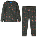 Pyjamas til børn str. 128 kakifarvet