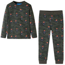 Pyjamas til børn str. 140 kakifarvet