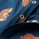 Onesie til børn str. 92 blå