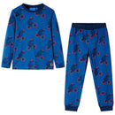 Pyjamas til børn str. 116 petroleumsblå