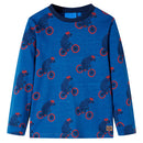 Pyjamas til børn str. 116 petroleumsblå