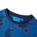 Pyjamas til børn str. 116 petroleumsblå