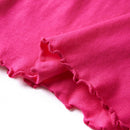 Langærmet T-shirt til børn str. 104 pink