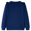 Sweatshirt til børn str. 128 marineblå