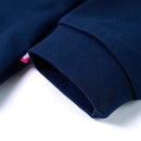 Sweatshirt til børn str. 128 marineblå