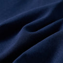 Langærmet T-shirt til børn str. 104 marineblå