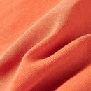 Langærmet T-shirt til børn str. 116 cm orange
